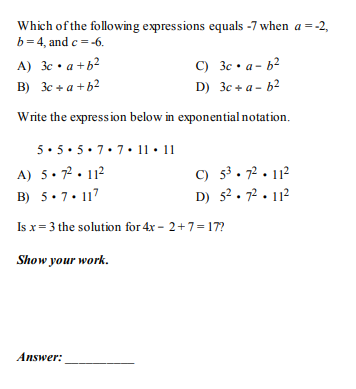 6th Grade Common Core Math – EXAMgen